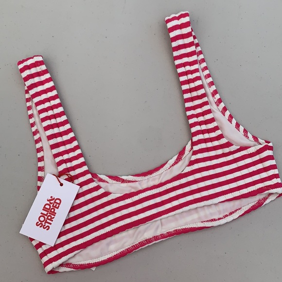 Solid & Striped Elle Ribbed Bikini Top - Picture 5 of 7